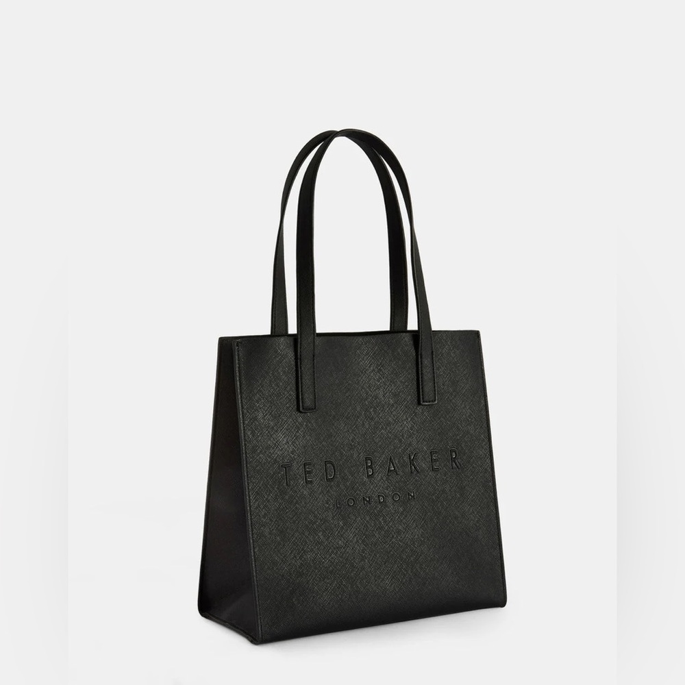 NWT Ted Baker seacon crosshatch small icon bag in black